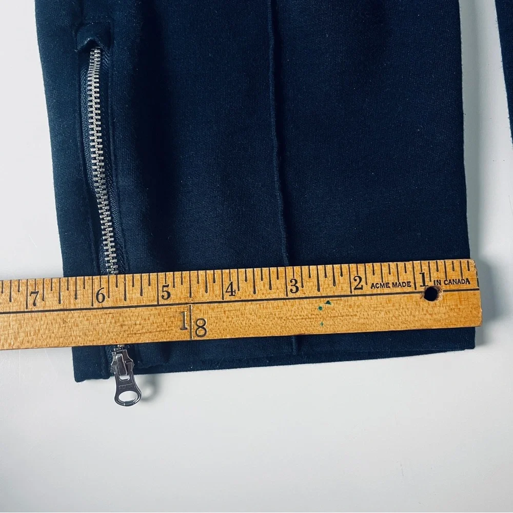 Puma x AMI Paris Navy Track Pants Zip Ankle Drawstring Joggers Womens L - Picture 13 of 14